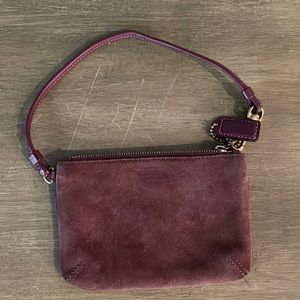 Coach wristlet, leather ware est 1941